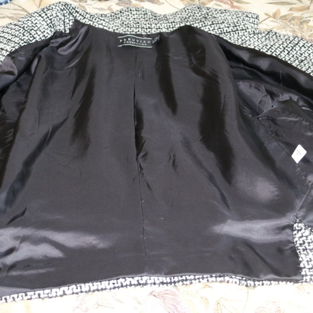 Peruvian Connection Hounds Tooth Jacket - image 4